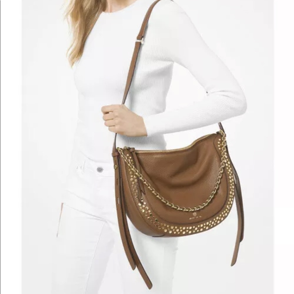 Michael Kors JAGGER LARGE LEATHER MESSENGER BAG